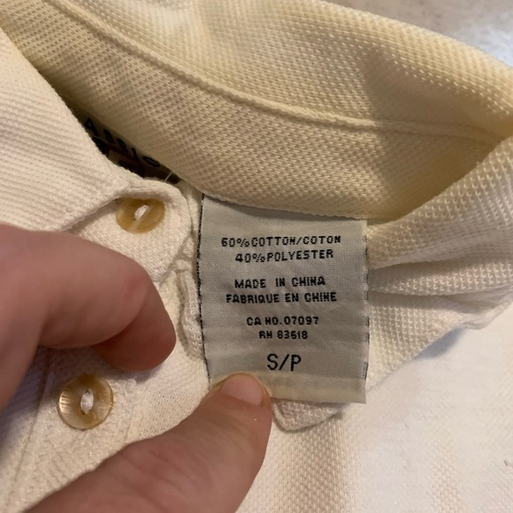 💜 Vintage 90s Y2K CLASSIC EDITIONS White Polo Shirt S/P - Picture 4 of 8